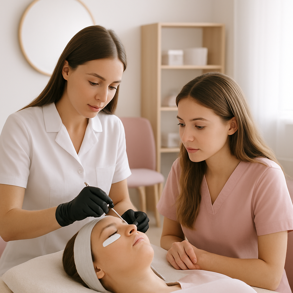 Beauty training course at Cristina Arenas Academy